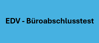 Büroabschlusstest